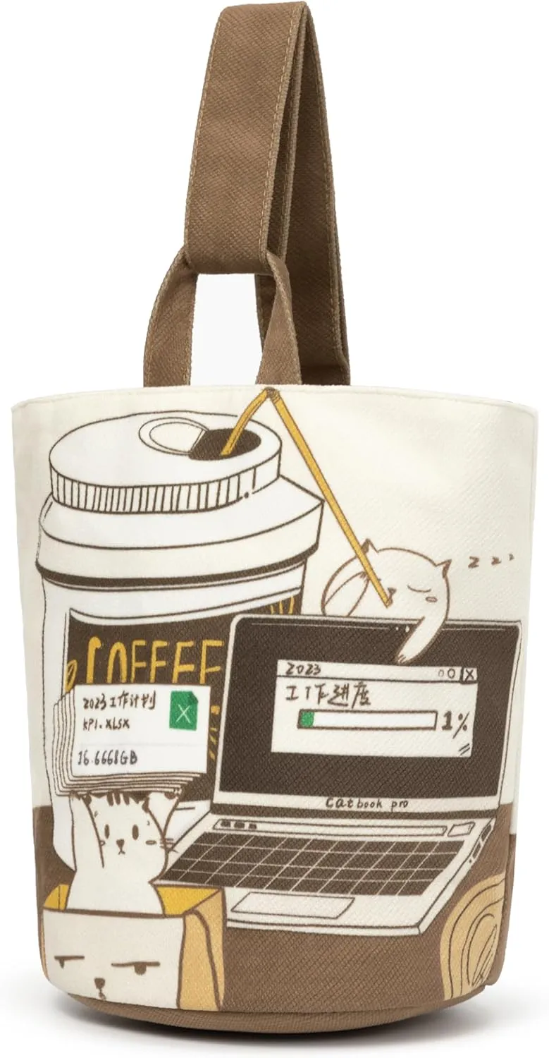 Hobo Shoulder Tote Bag Canvas Tote Handbags Bucket Bag Purses for Women Trendy Shoulder Bag Canvas Handbag