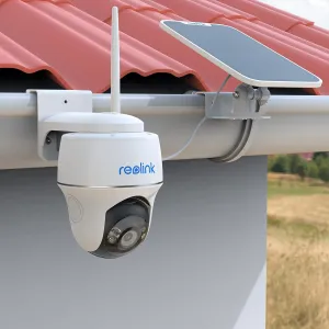 HOLACA Gutter Mount Bracket Compatible with Reolink Argus PT 3MP, Reolink Argus PT 4MP/2K, Reolink Argus PT 5MP/2K, Reolink Argus PT 4K/8MP, Reolink Go PT Ultra Security Camera and Reolink Solar Panel