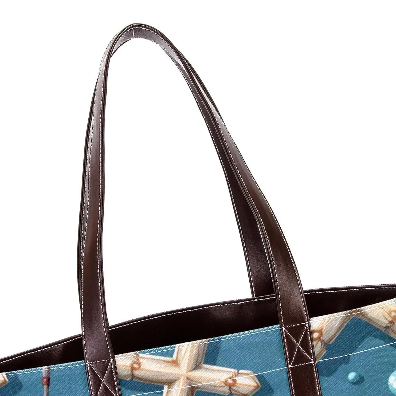 Holy Easter Cross-1035 Shoulder Purses for Women Large Soft Washed Leather Purses and Durable Handbags
