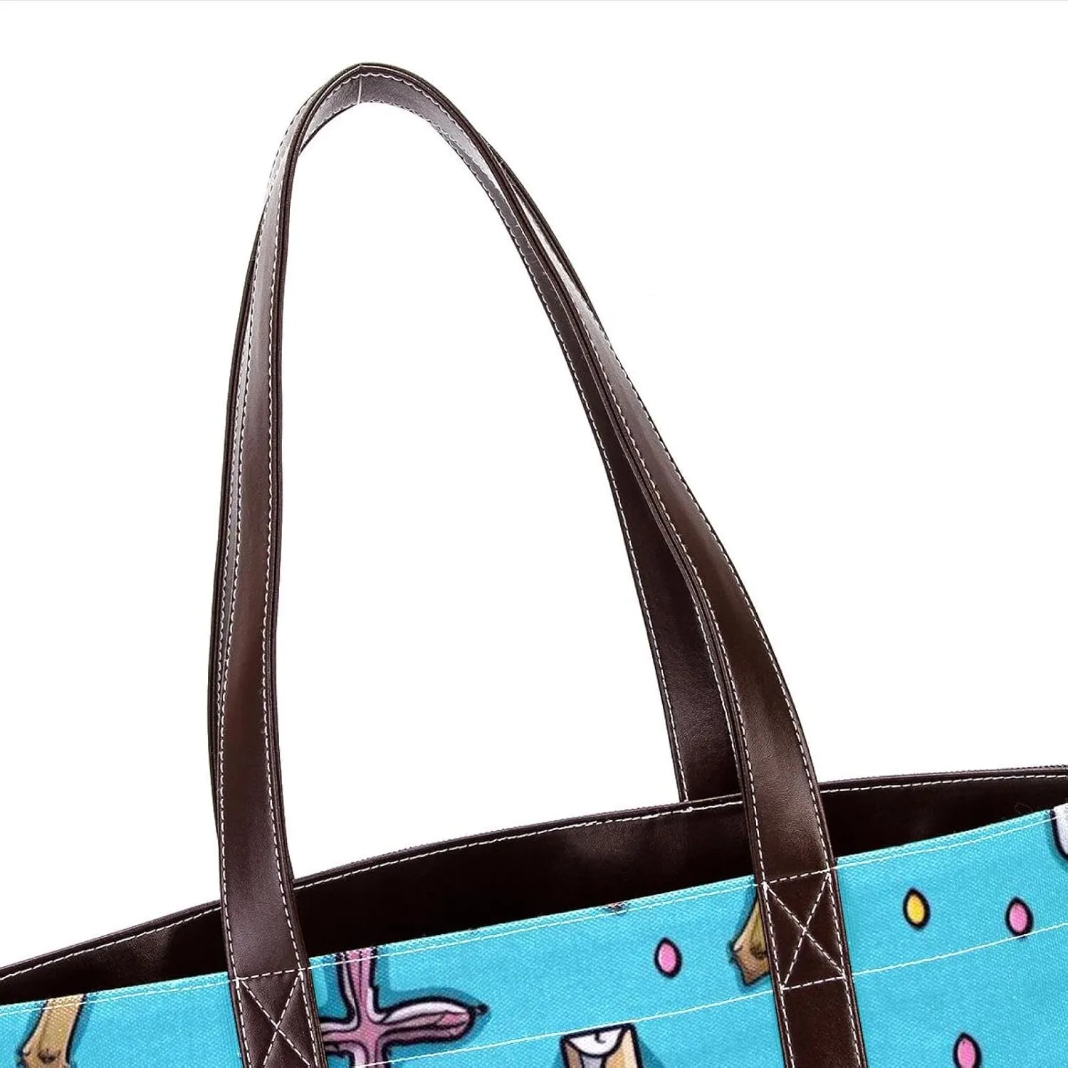 Holy Easter Cross-1035 Shoulder Purses for Women Large Soft Washed Leather Purses and Durable Handbags