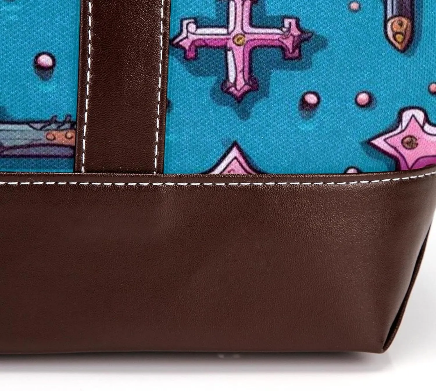 Holy Easter Cross-1068 Shoulder Purses for Women Large Soft Washed Leather Purses and Durable Handbags