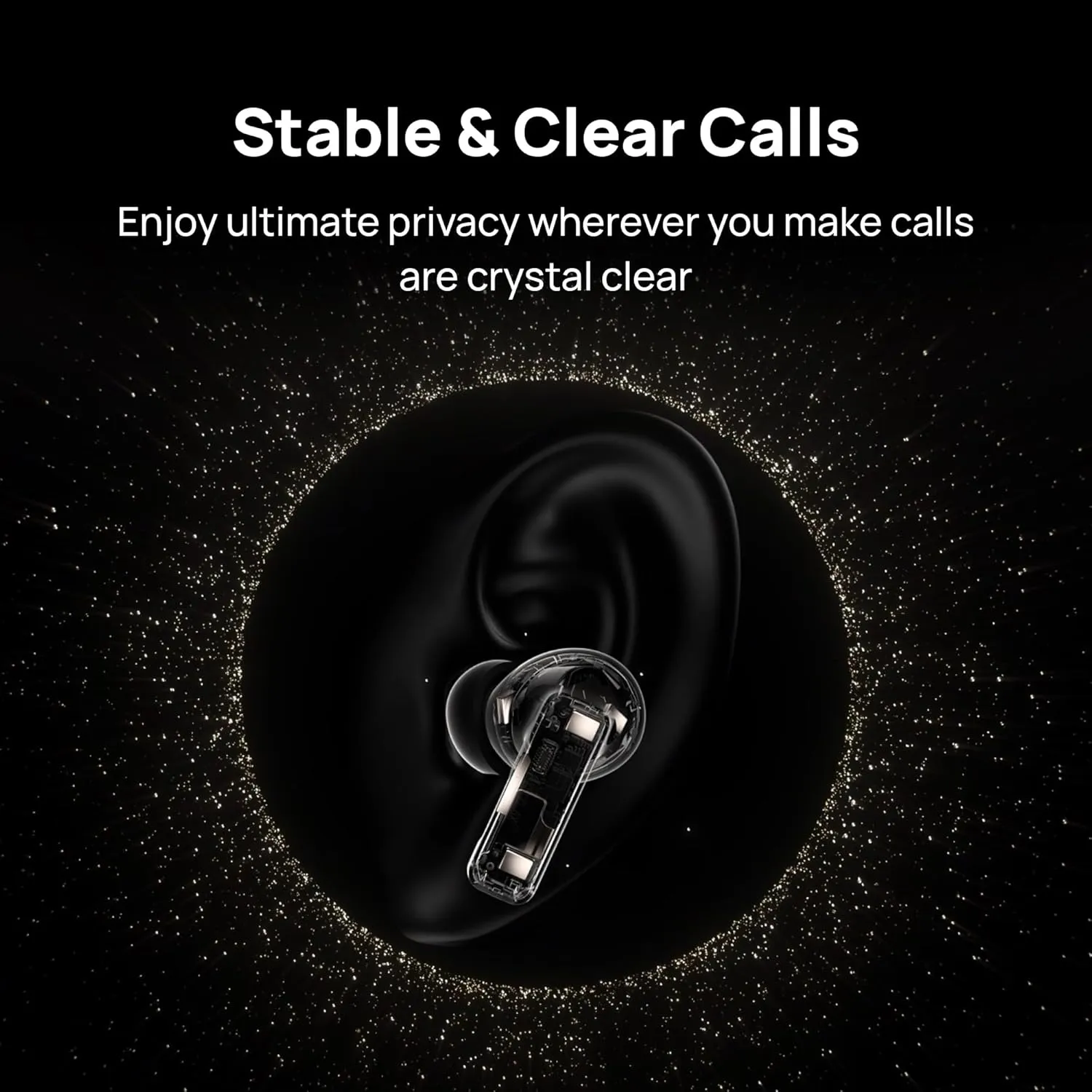 Huawei FreeBuds Pro 4，Dual-Driver True Sound，Stable&Clear Calls，Intelligent Dynamic ANC，Head Motion Controls，Compatible with iOS&Android，Lossless Sound Quality，AI Call-Noise-Cancellation，Black