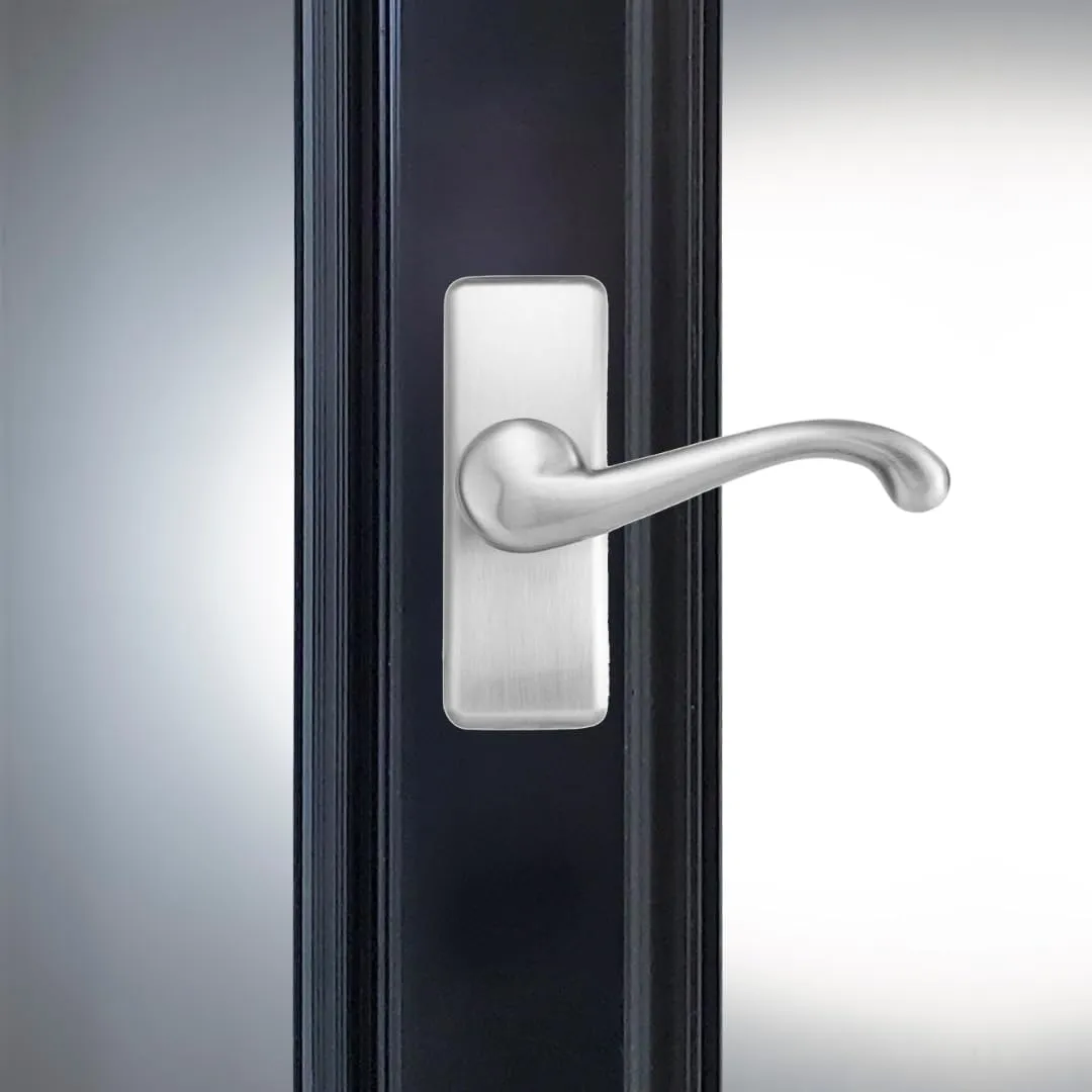 Ideal Security GL Lever Handle Set for Storm Doors and Screen Doors, Storm Door Handle Replacement, Screen Door Handle, Satin Nickel