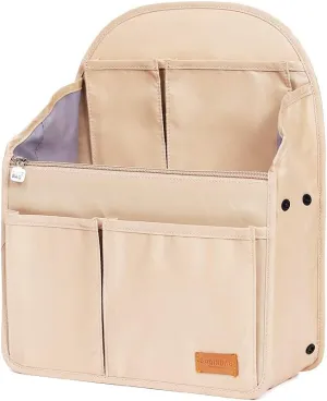 IN Backpack Organizer Insert,Nylon Organizer Insert for Backpack Rucksack Shoulder Bag Woman MCM divider foldable â€¦