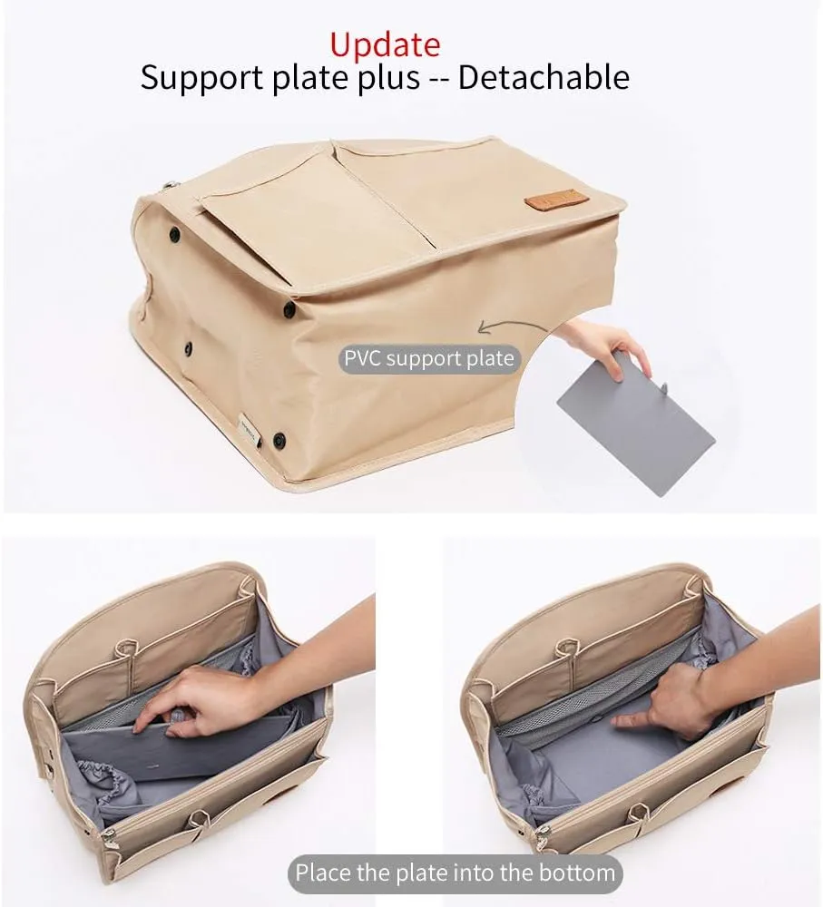 IN Backpack Organizer Insert,Nylon Organizer Insert for Backpack Rucksack Shoulder Bag Woman MCM divider foldable â€¦