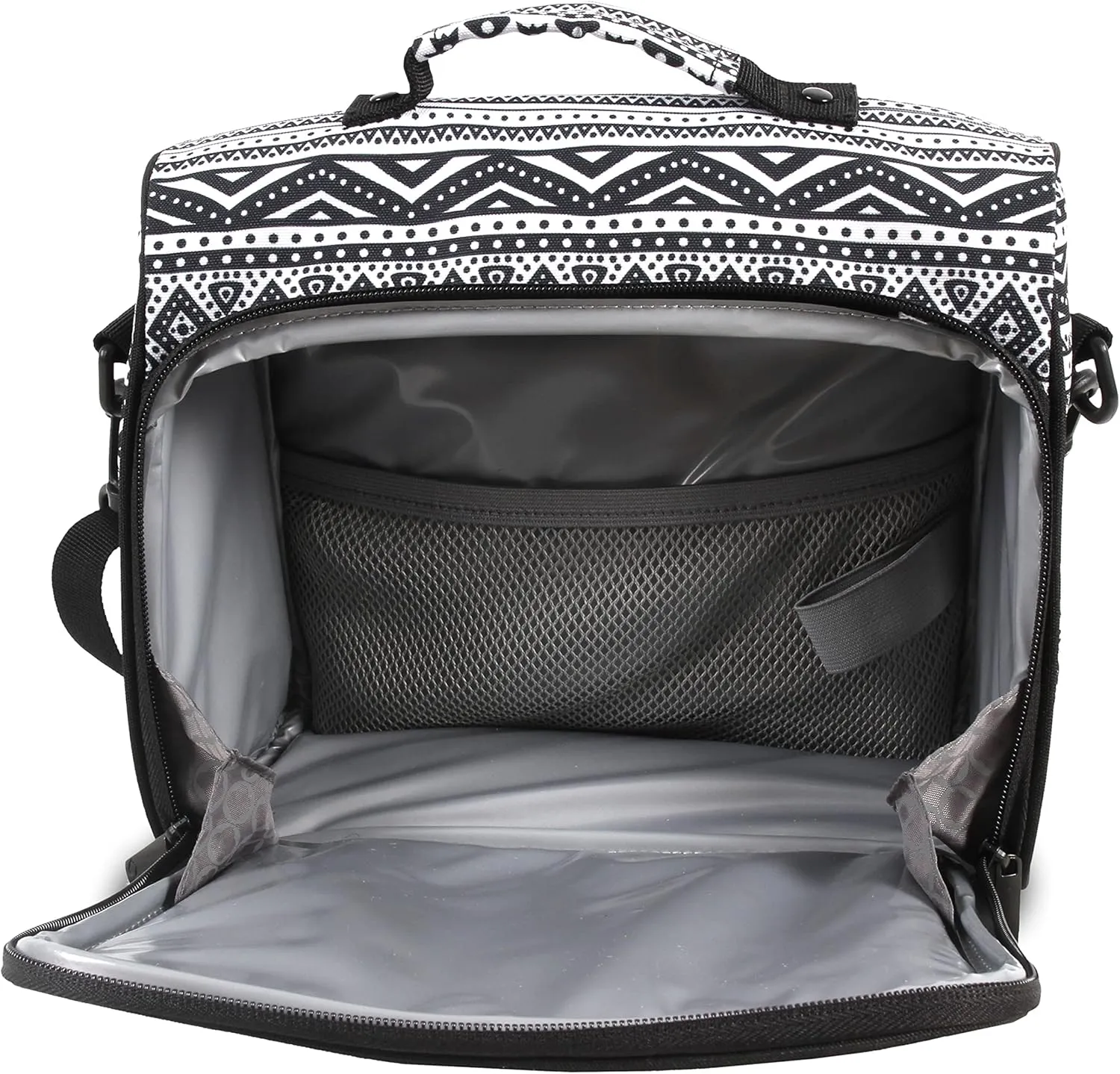 J World New York Casey Womens Lunch Bag. Cute Insulated Lunch-Box for Teen Girls, Tribal