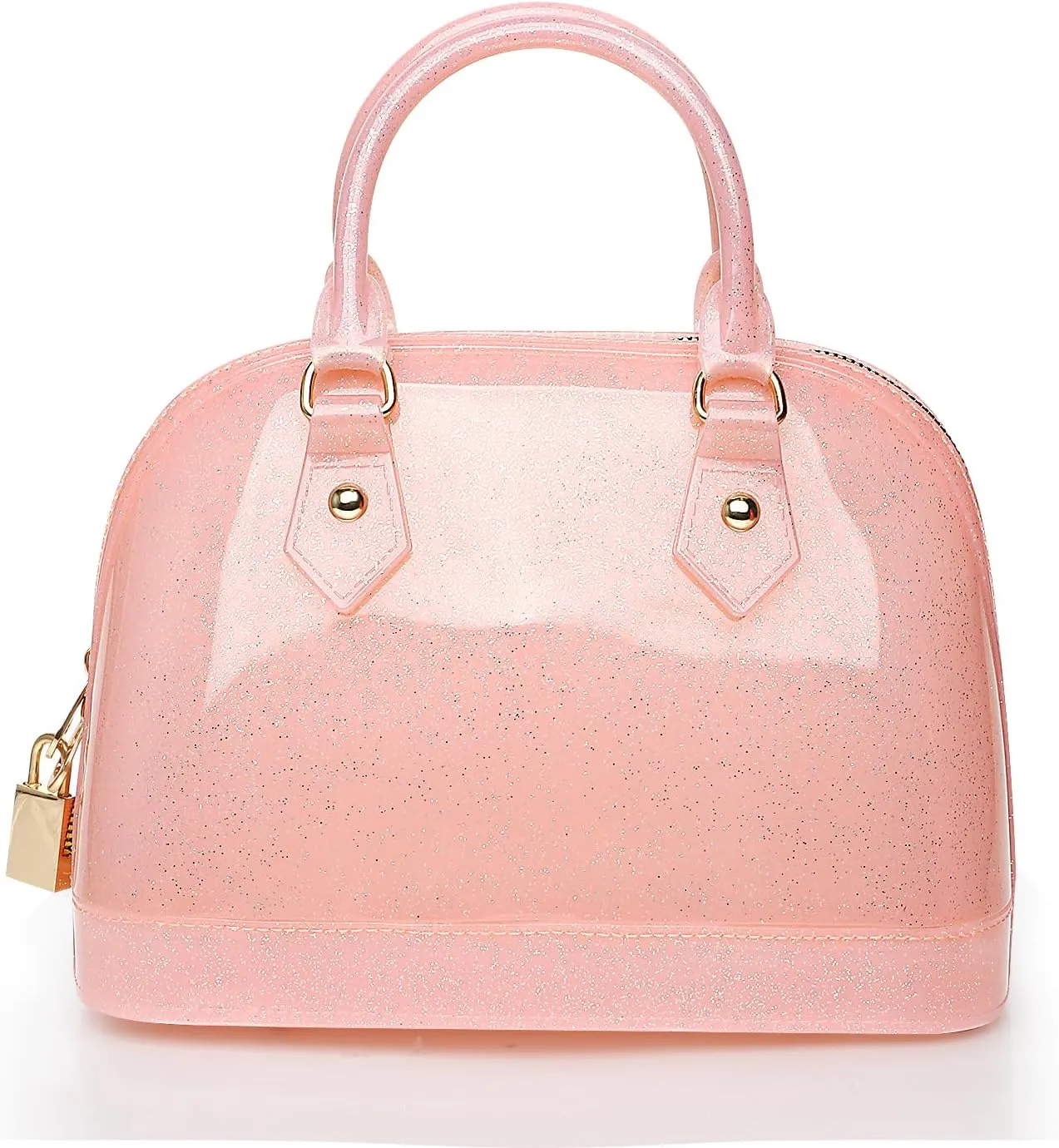 Jelly Crossbody Purse Shoulder Bag, Candy Color Tote Satchel Top-Handle Handbags for Women