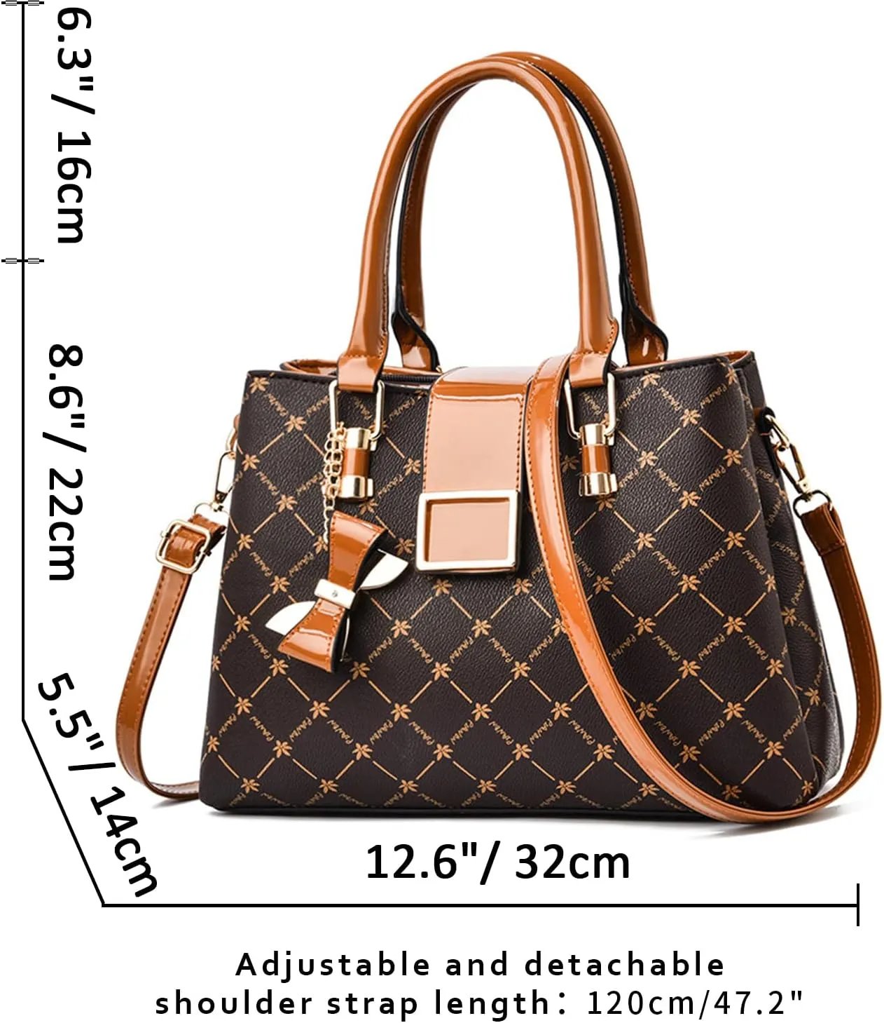 JHVYF Women classics Top Handle Handbag Crossbody Casual Purse Satchel Tote