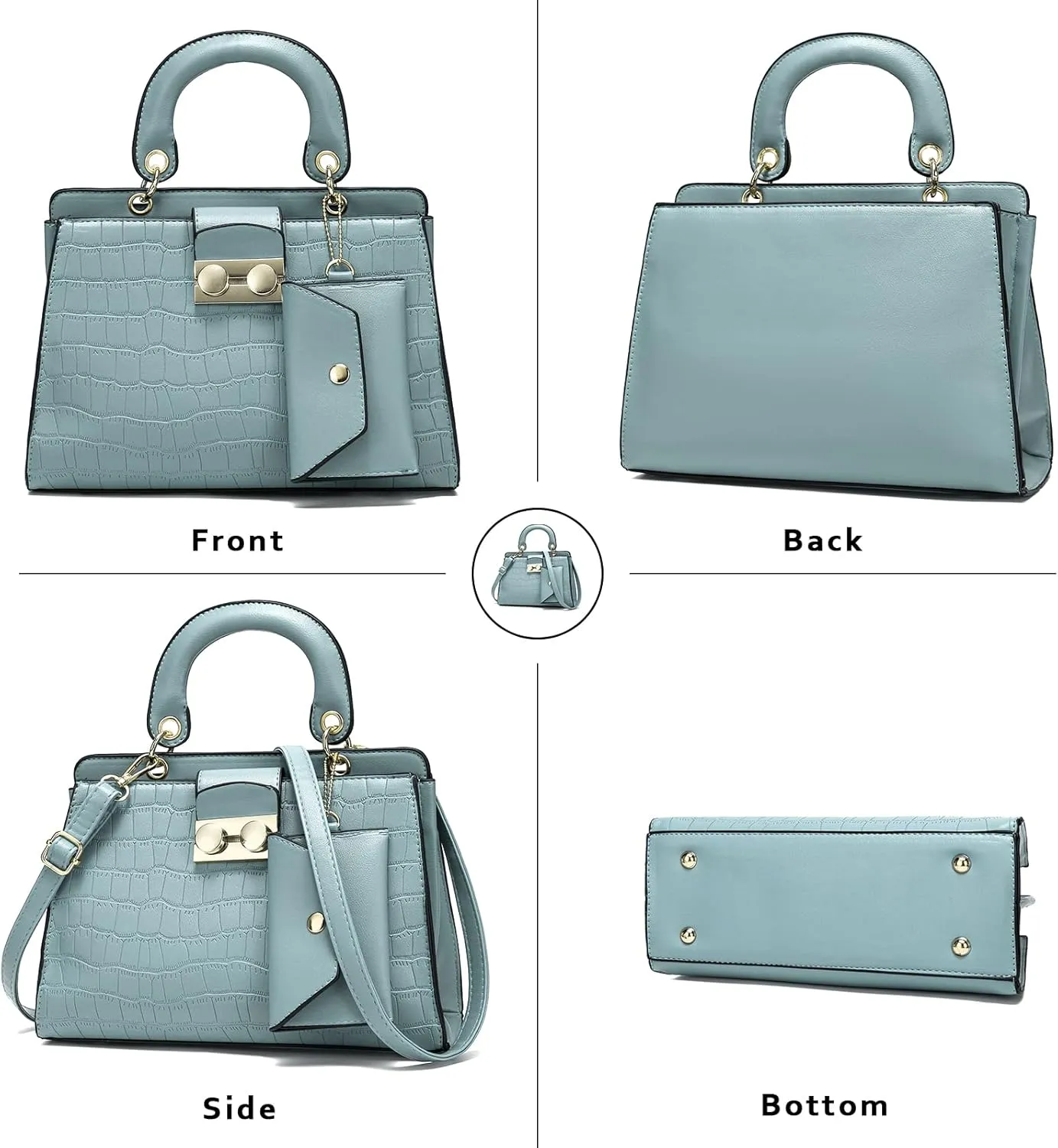 JHVYF Women classics Top Handle Handbag Crossbody Casual Purse Satchel Tote