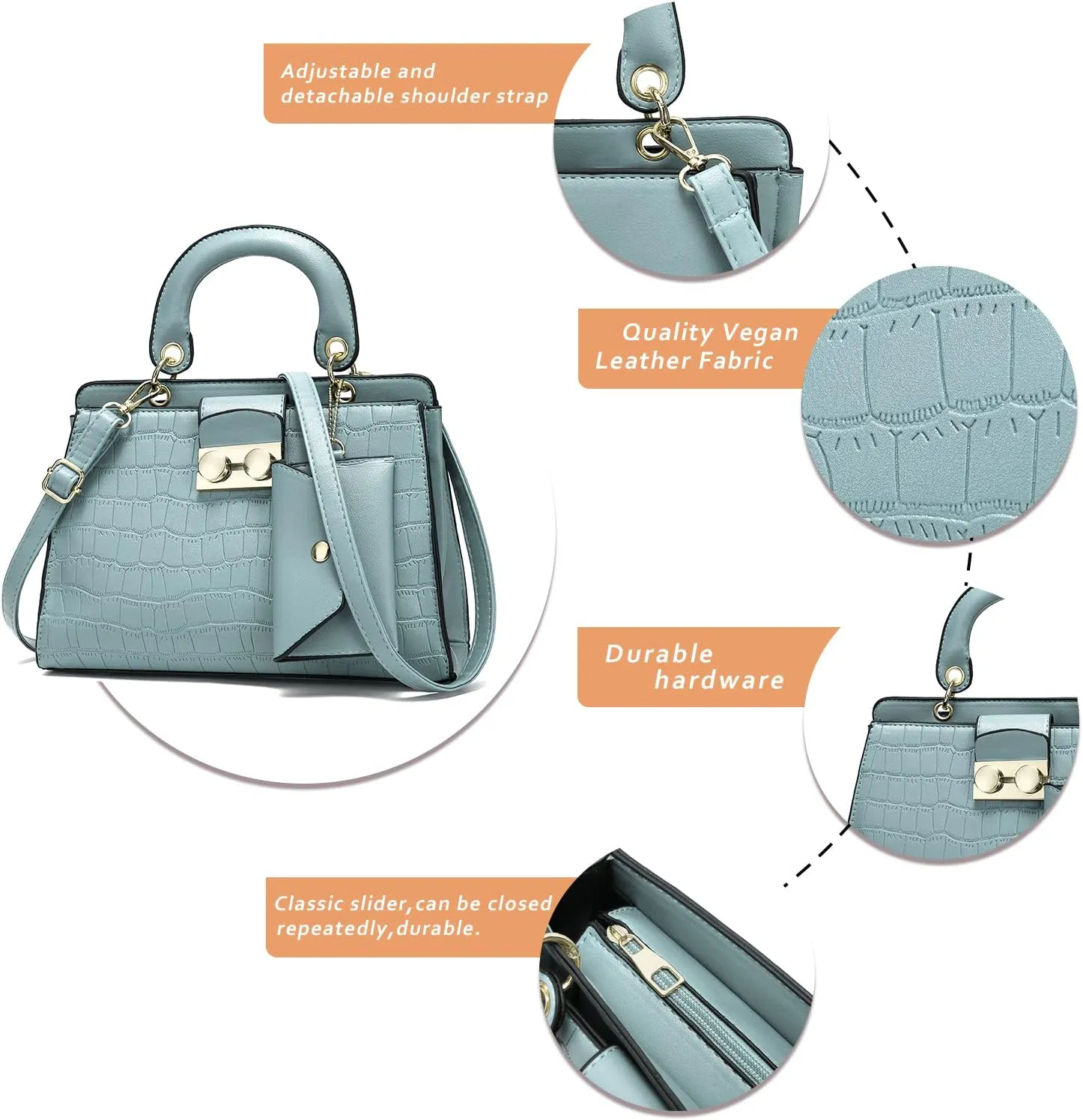 JHVYF Women classics Top Handle Handbag Crossbody Casual Purse Satchel Tote