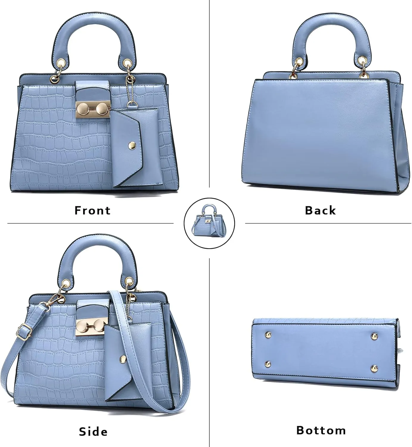 JHVYF Women classics Top Handle Handbag Crossbody Casual Purse Satchel Tote