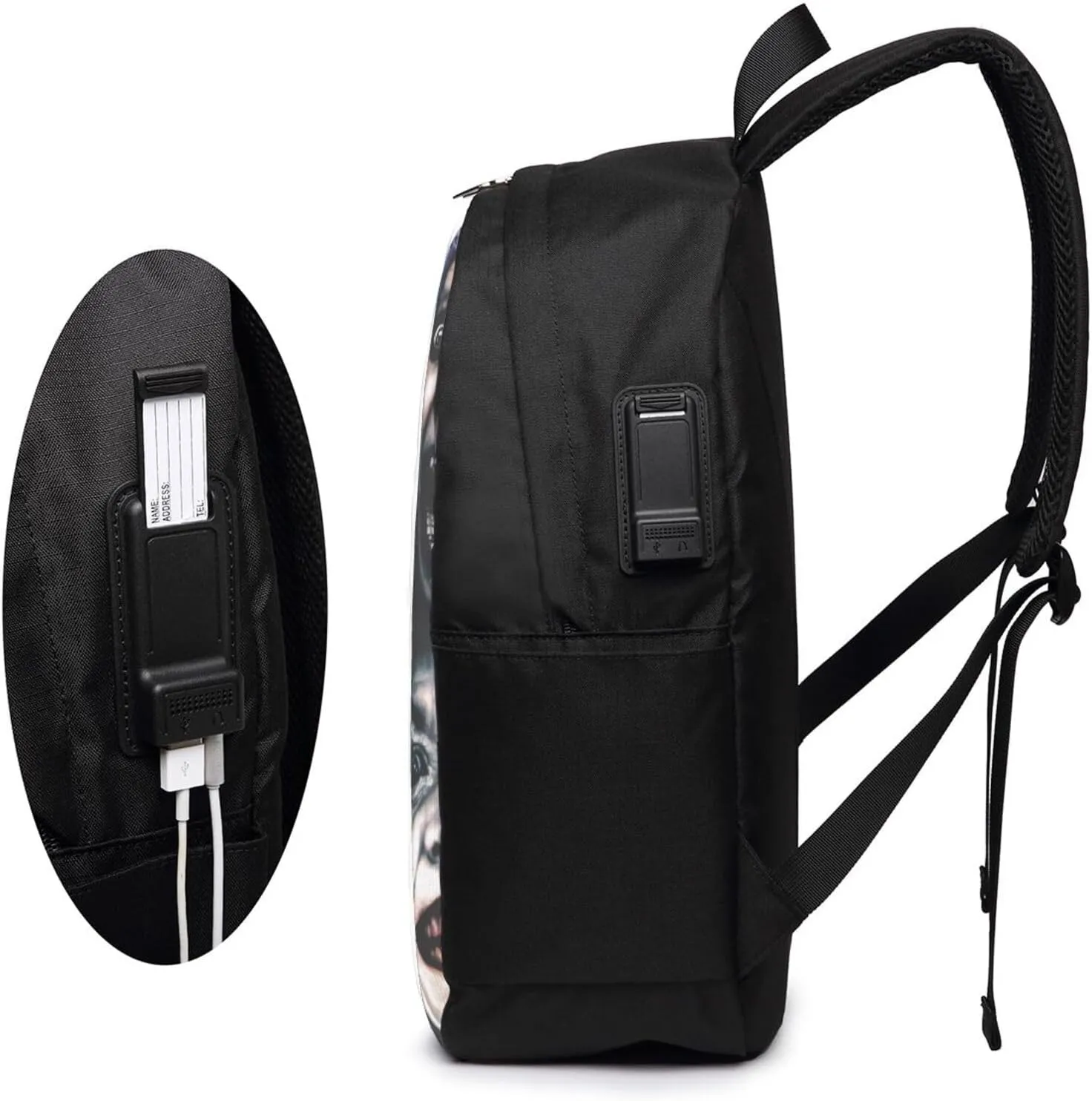 Joker Laptop Backpack Sports Backpack singer Travel Backpack Classic Backpack With USB port