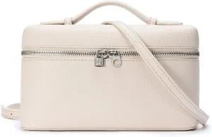 KALIDI Crossbody Bag for Women Small Top-Handle Pouch Designer Shoulder Handbag Quiet Luxury Leather Trendy Purse