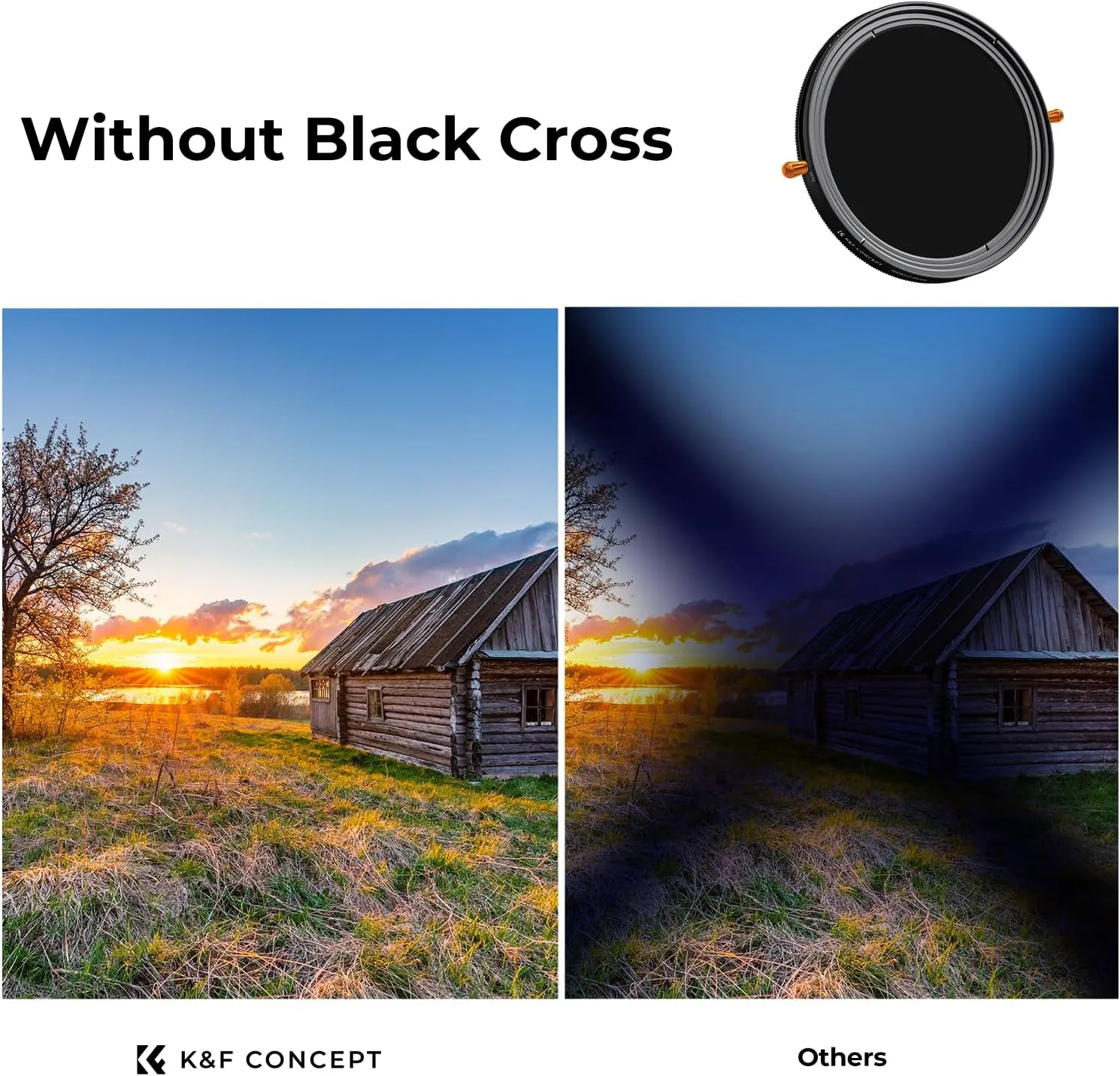 K&F Concept 77mm Variable Fader ND2-32 ND Filter and CPL Circular Polarizing Lens Filter in 1 for Camera Lens Waterproof Neutral Density Polarizer Filter (Nano-D Series)