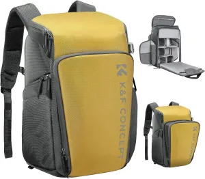 K&F Concept Professional Camera bags for photographers 25L Large Capacity Camera Case Waterproof Photography Camera Backpack for Dslr Cameras