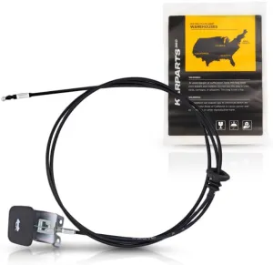 KarParts360 For Saturn Vue 2008 2009 2010 Hood Release Cable | Black | Plastic/Metal | 0.379 Volume (CBF) | With Handle | Replacement For 20840749
