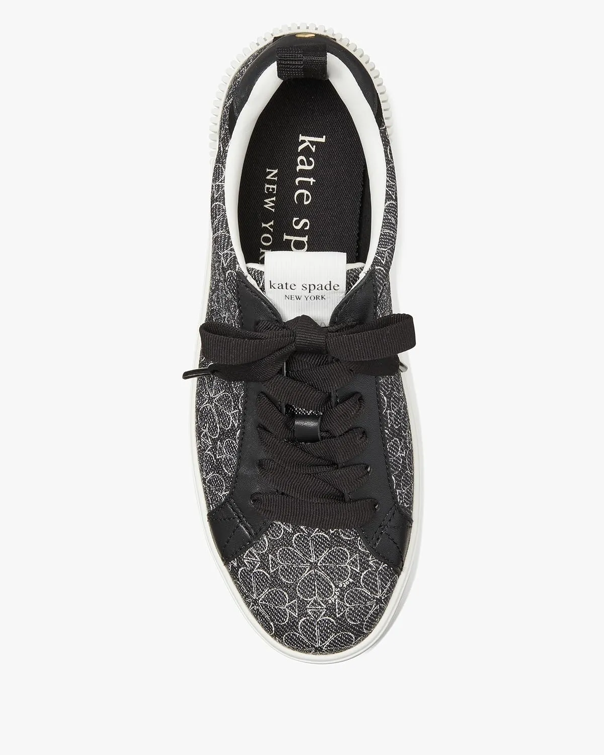 kate spade new york Women's Spade Flower Lace Up Sneaker