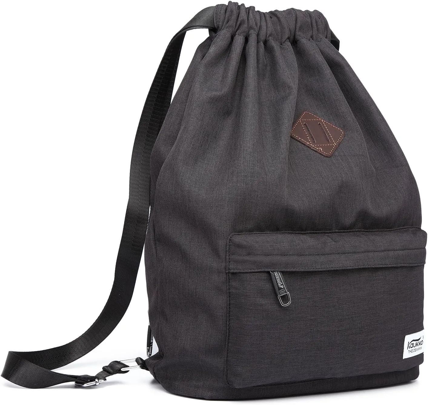 KAUKKO Drawstring Sports Backpack Gym Yoga Bag Shoulder Rucksack for Men and Women