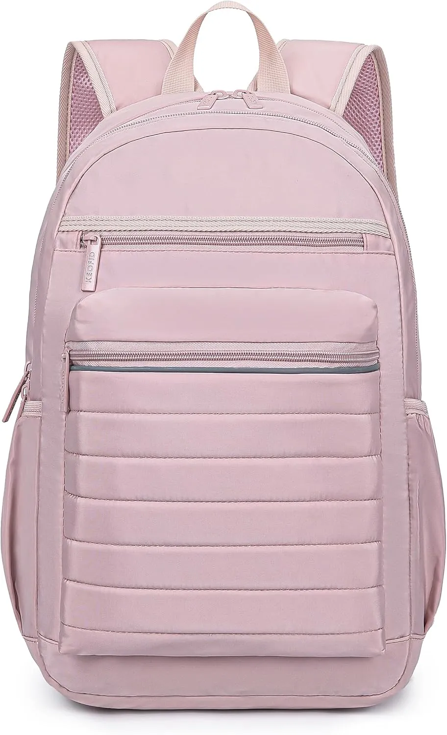 KEOFID Travel Backpack for Women Carry-On, Work Backpack Purse for Women, Anti-Theft Womens backpacks, Casual Back pack for College (Light Pink)