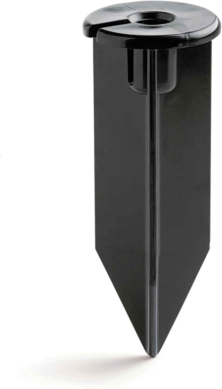 Kichler 8" Outdoor Light Stake in Black Finish, 15575BK