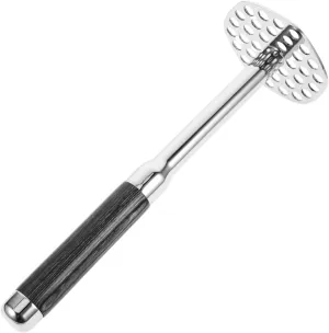 KICHOUSE Effortless Mashing Tool Metal Potato Masher Stainless Steel Mash Potato Masher for Home Commercial Use