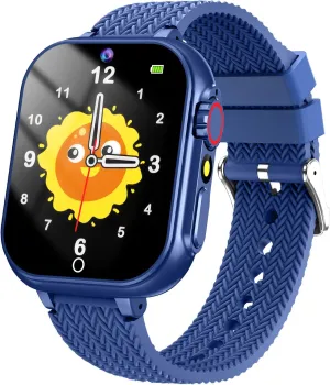 Kids Smart Watch Gift for Girls Age 5-12, 32 Games HD Touch Screen Watches with Video Camera Music Player Pedometer Flashlight 12/24 hr Educational Toys Birthday Gift for Boys Girls Ages 7 8 9 10