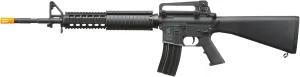 Lancer Tactical M4 Gen 2 39'' Metal Front Rail AEG Airsoft Rifle with Battery & Charger - 39 Inches Long (Black)