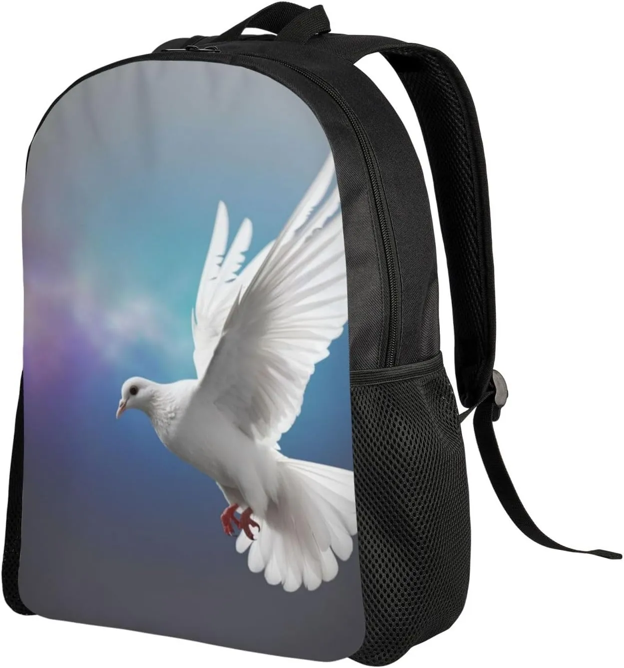 Laptop Backpack 16.1 Inch with Compartment Peace Dove Laptop Bag Lightweight Casual Daypack for Travel