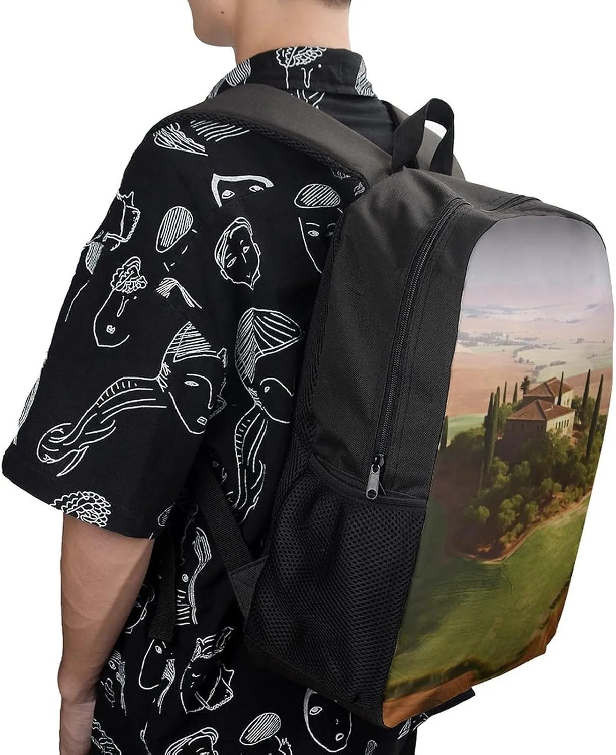 Laptop Backpack Casual Daypack Waterproof African Resource Computer Bag Business Work Bag for Travel
