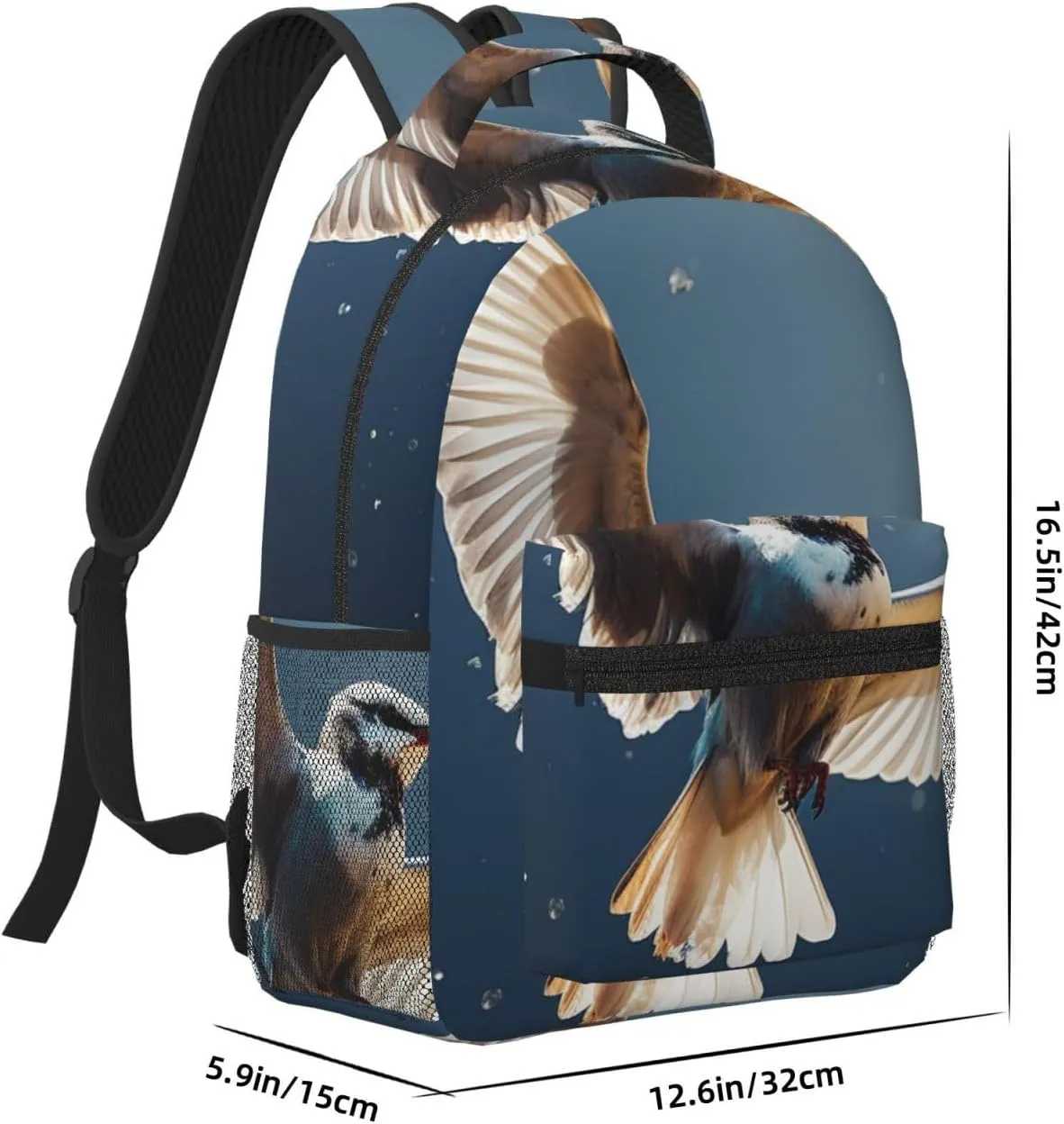 Laptop Backpack for Men Women Lightweight Travel Backpack Bird migration Daypack Laptop Bag for Travel