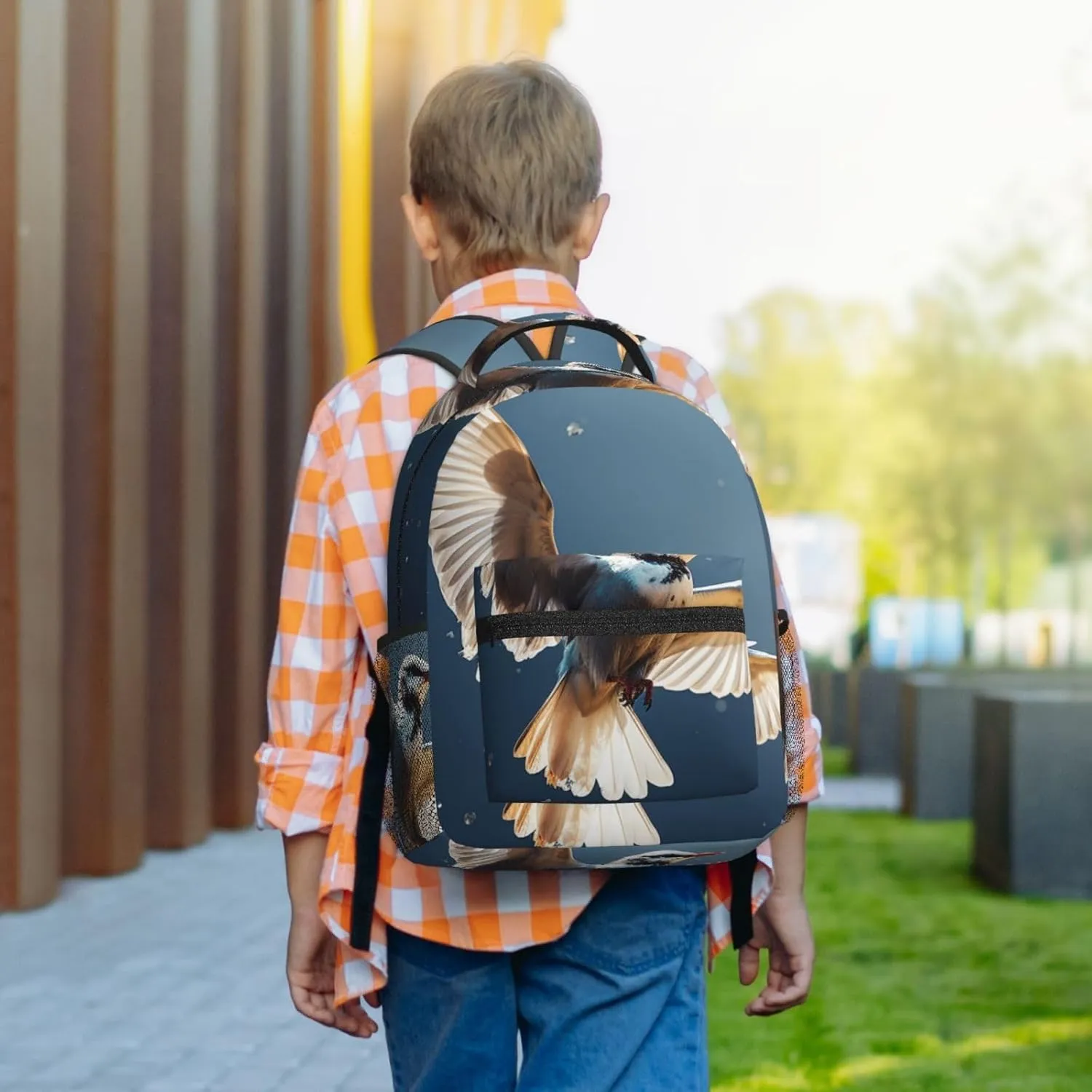 Laptop Backpack for Men Women Lightweight Travel Backpack Bird migration Daypack Laptop Bag for Travel