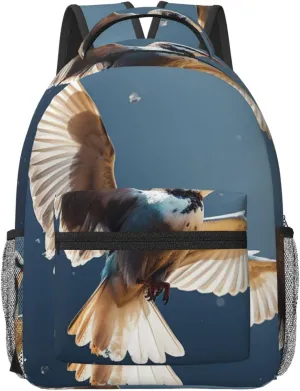 Laptop Backpack for Men Women Lightweight Travel Backpack Bird migration Daypack Laptop Bag for Travel