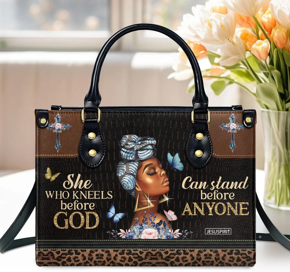 Leather Handbags For Women - Bible Bags, Religious Bag - Christian Gifts For Women - Mothers Day Gifts