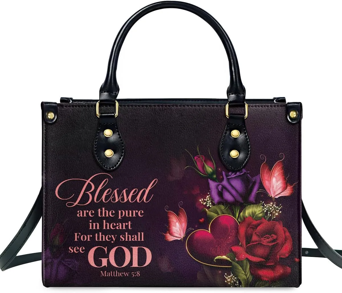 Leather Handbags For Women - Bible Bags, Religious Bag - Christian Gifts For Women - Mothers Day Gifts