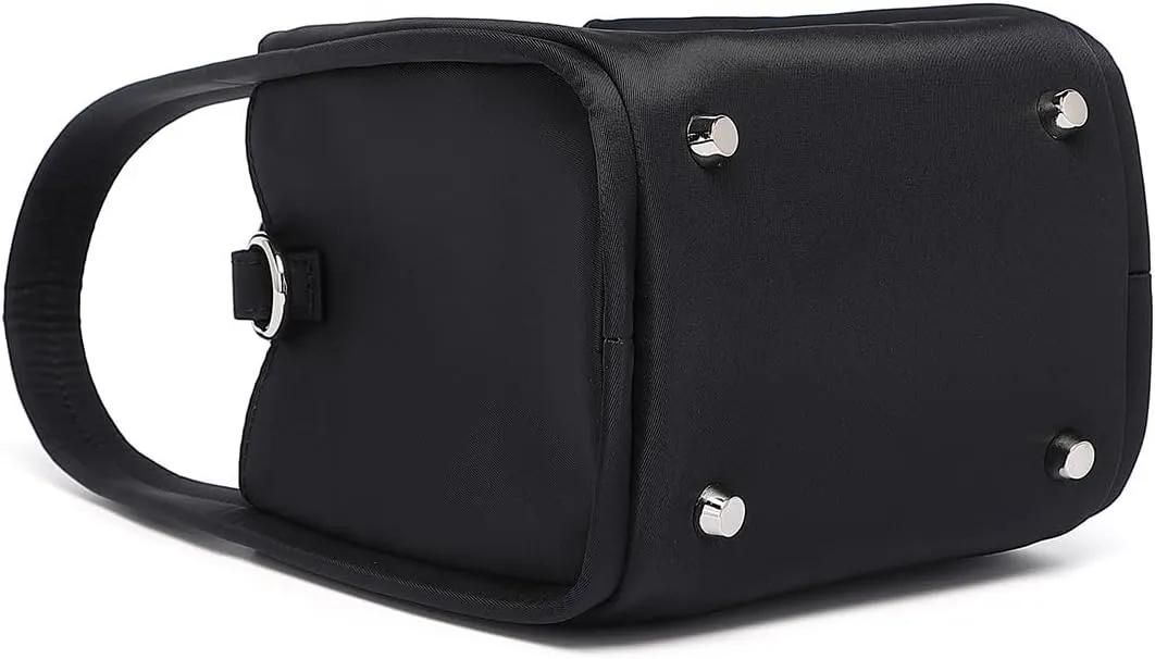Leather Tote Bag Slouchy Handbag with Zipper Stylish for Women's