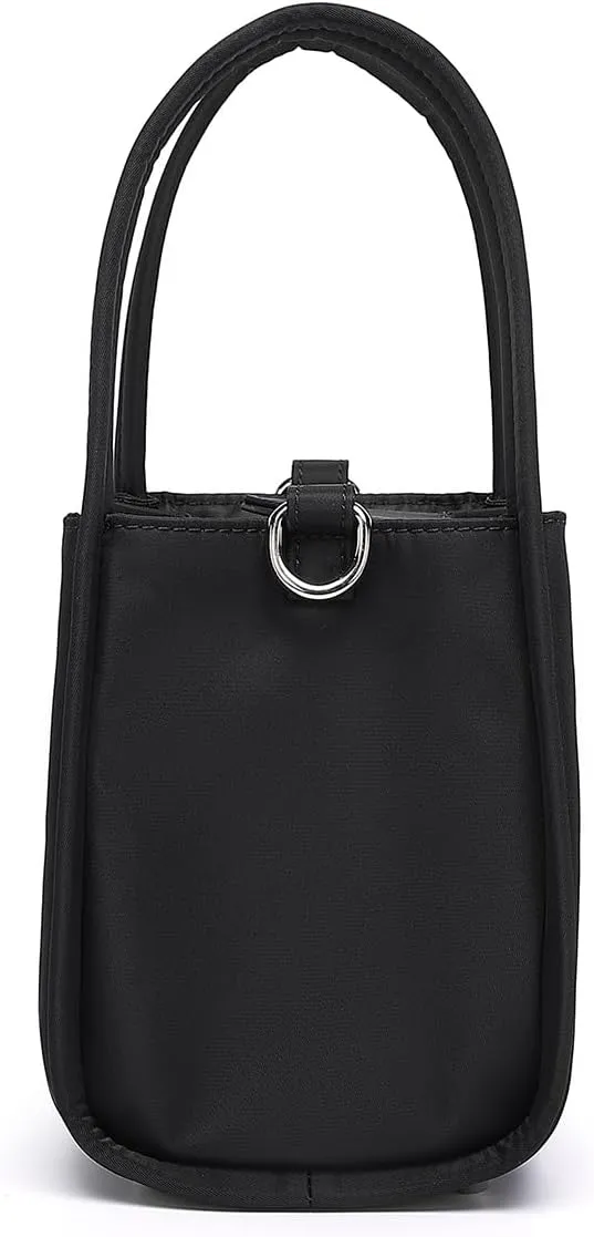 Leather Tote Bag Slouchy Handbag with Zipper Stylish for Women's