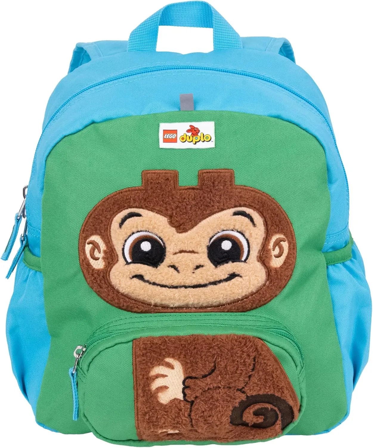 LEGO DUPLO BLOCK BACKPACK, Toddler-Sized School and Travel Bag for Boys and Girls, Monkey