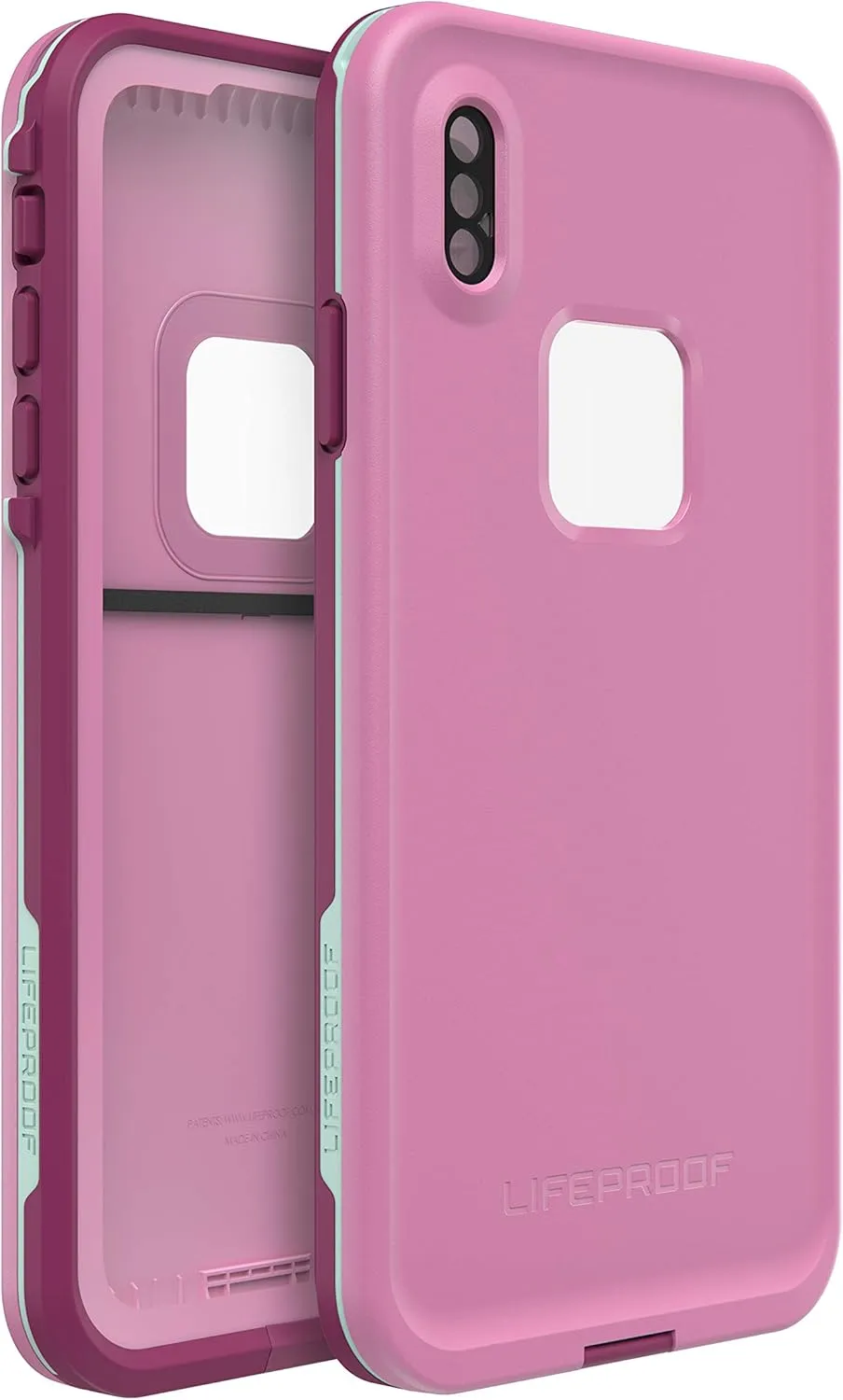 LifeProof (77-60535 FRE Series, Live 360 Degree, Fully-Enclosed, 4-Proof Case for iPhone Xs Max - Frost BITE Purple