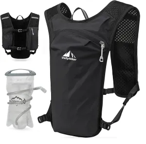 Lightweight Backpack Running Backpack for Men & Women, 6L Breathable Bike Rucksack for Cycling Hiking Outdoor Sports and Travel