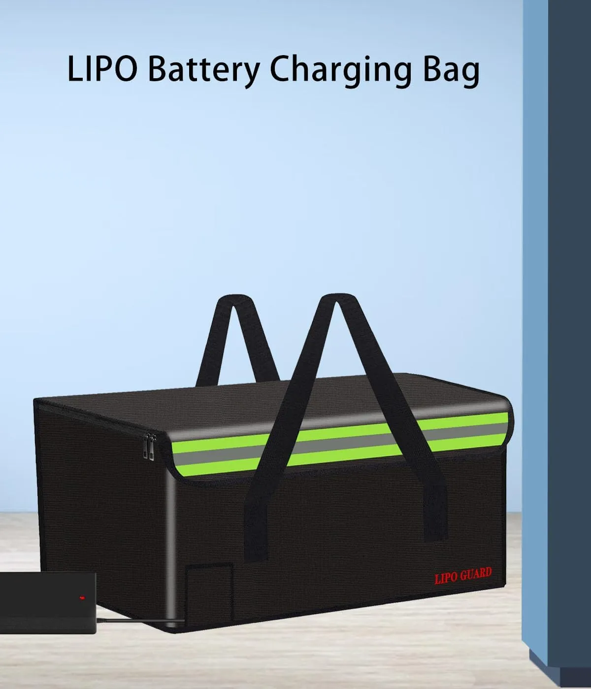 Lipo Battery Safe Bag - Fireproof Explosionproof Storage Pouch for Charging, Transport, Home, Travel, Office - Safe Storage