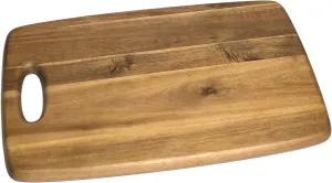 Lipper International Acacia Rect Board, Cut-Out Handle, 18X12X1”