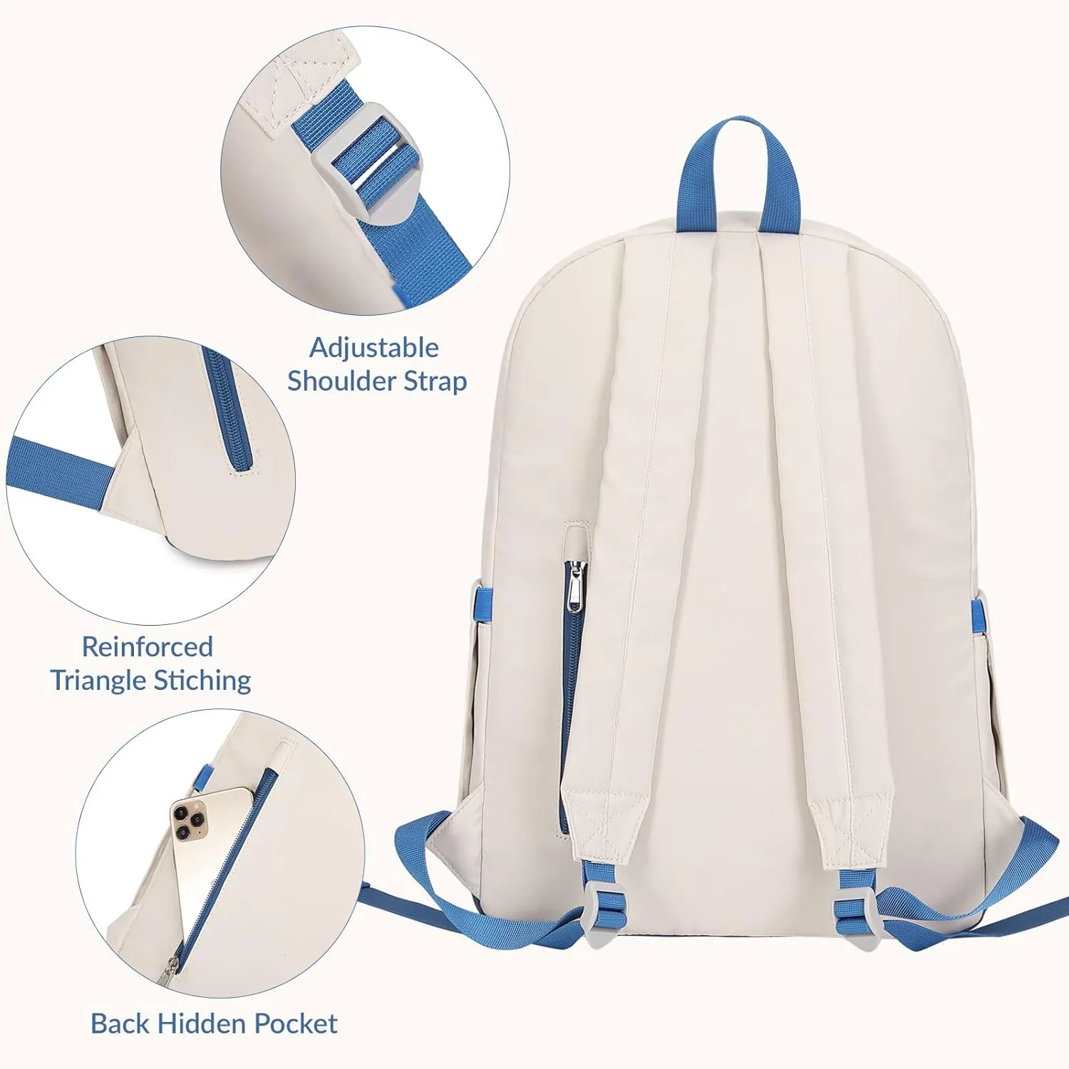Lohol Lightweight & Casual Daypacks for Men, Women & Students, Perfect Daily Backpack for School, Work, and Travel