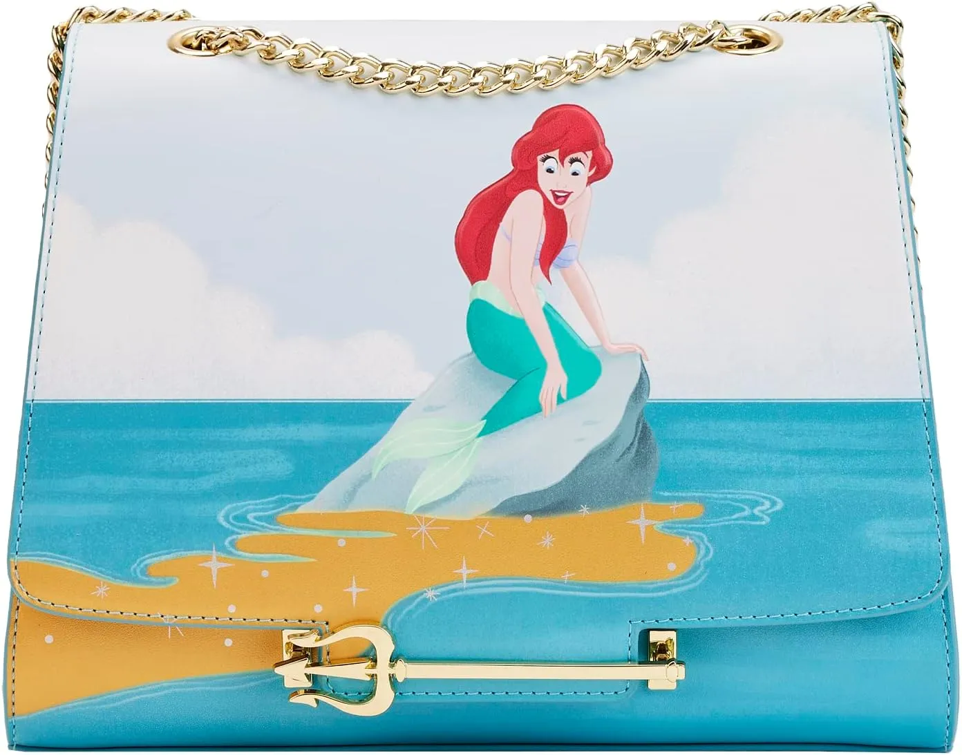 Loungefly Disney Little Mermaid Triton's Gift Crossbody Bag