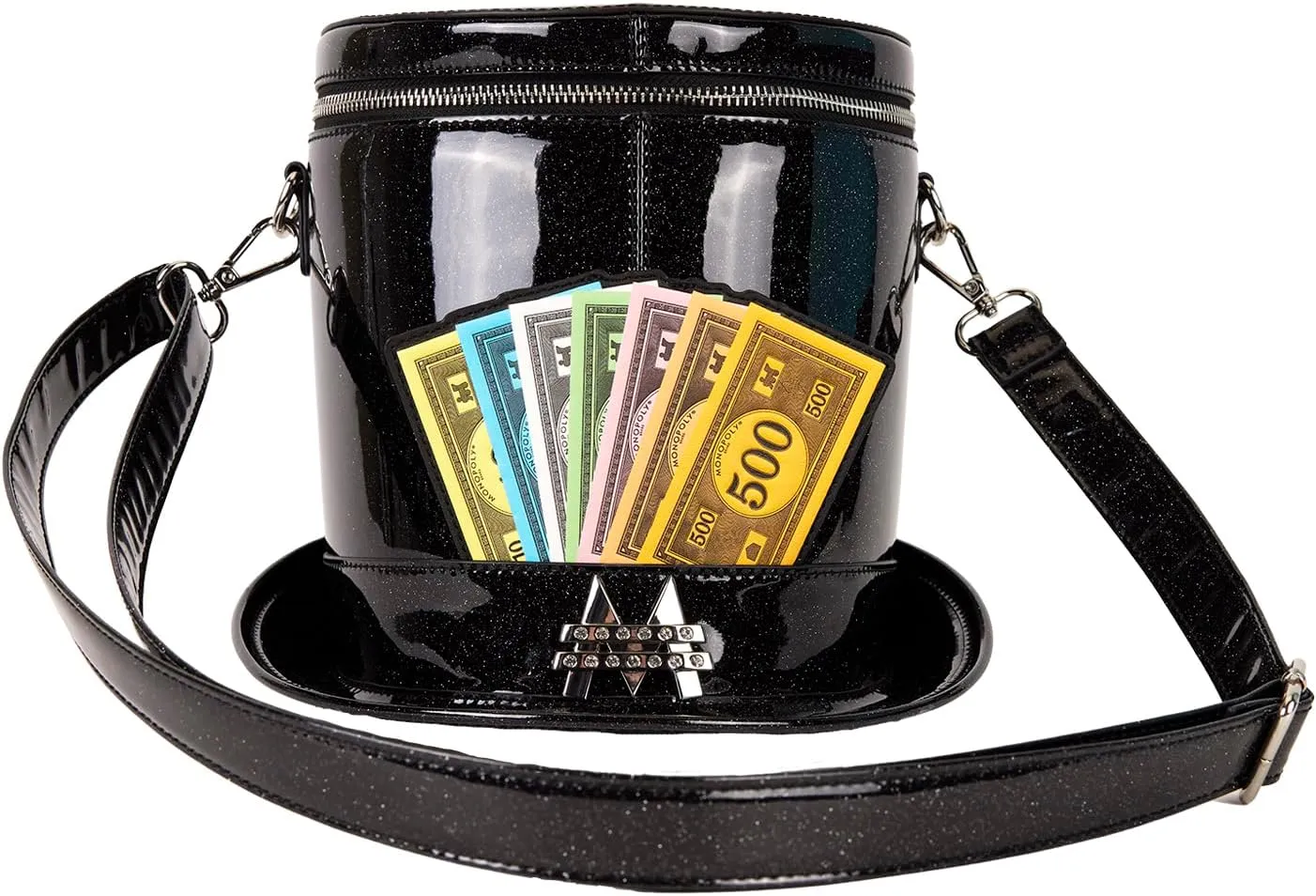 Loungefly Hasbro Monopoly Top Hat Crossbody Bag