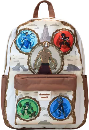 Loungefly Nickelodeon Avatar: The Last Airbender Nylon Full-Size Backpack