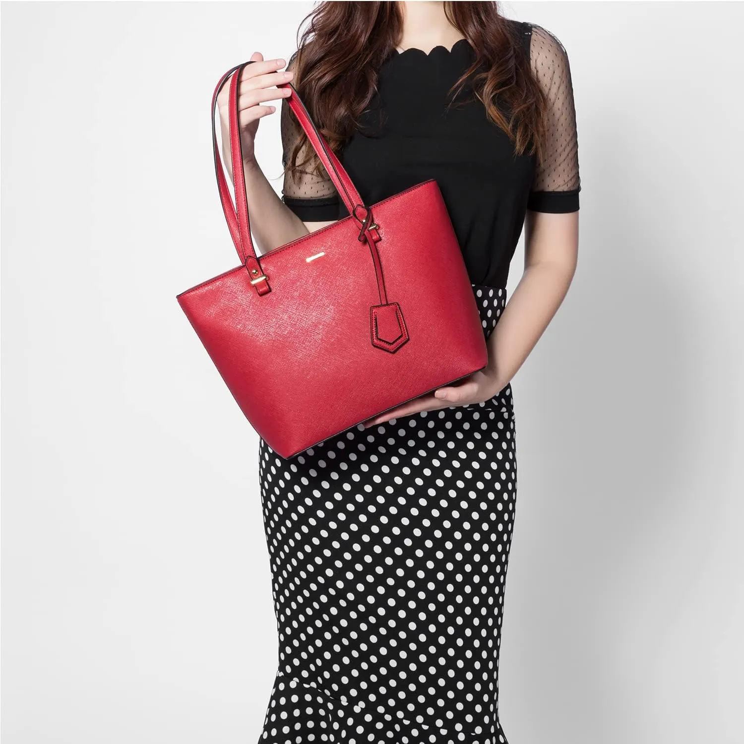 LOVEVOOK Purse for Women Fashion Tote Bag Shoulder Handbags Top Handle Satchel Bags with External Pocket
