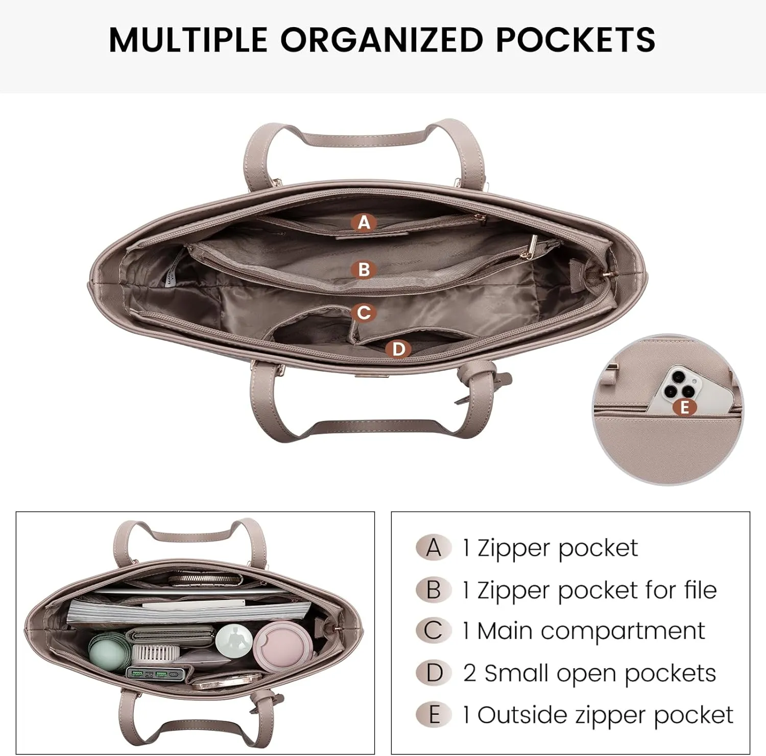 LOVEVOOK Purses and Handbags for Women Fashion Tote Bags Shoulder Bag Top Handle Satchel Bags