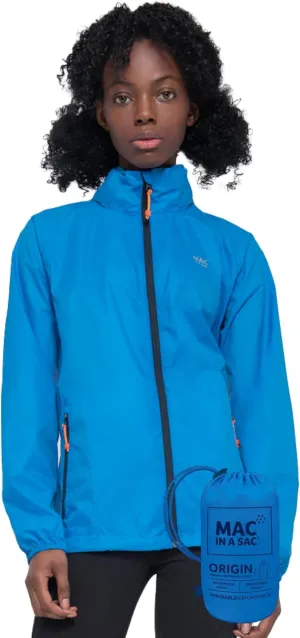 Mac in a Sac Women's Packable Rain Jacket - Origin - Lightweight Waterproof and Breathable Raincoat with Hood