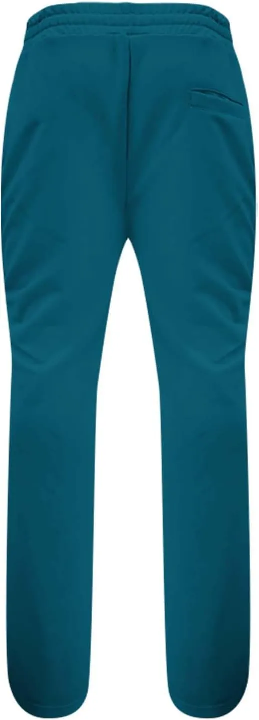 Men's Fleece Cargo Sweatpants Middle Waist Denim Long Hiking Pants Athletic Workout Jogger Sweatpants for Men