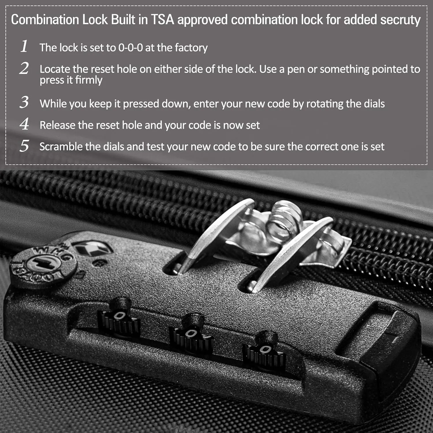 Merax Luggage Sets, Hardshell Luggage Sets 3 Piece 20" 24" 28" Luggages Hardside Spinner Suitcase with TSA Lock, Black